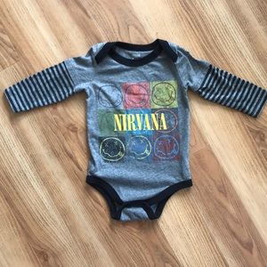 nirvana onesie size 12M